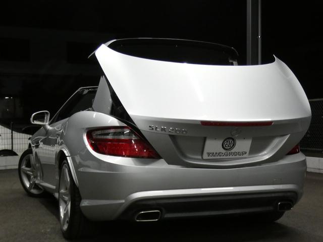 SLK SLK200ブルーエフィシェンシー AMGスポーツPKG 1オーナー AMGエアロ/18AW 黒本革/ヒーター/エアスカーフ 純正ナビ 地デジ ダイナミックハンドリングP パドルシフト キセノンライト インテリジェントライト 2年保証付(24枚目)