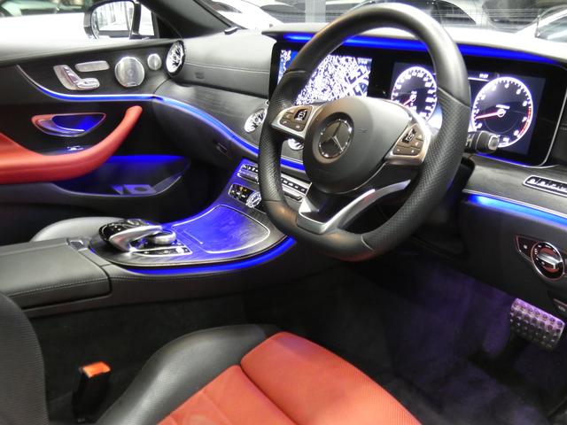 Ｅクラス Ｅ４００　４マチック　クーペ　スポーツ　ＥＸＣ－Ｐ　ＡＭＧエアロ／１９ＡＷ　赤黒ナッパレザー／ベンチレーター／マッサージ　パノラマＳＲ　ナビＴＶ　３６０度カメラ　ヘッドアップＤ　ブルメスター　エアバランスＰ　ドラレコ　自動トランク　２年保証（23枚目）