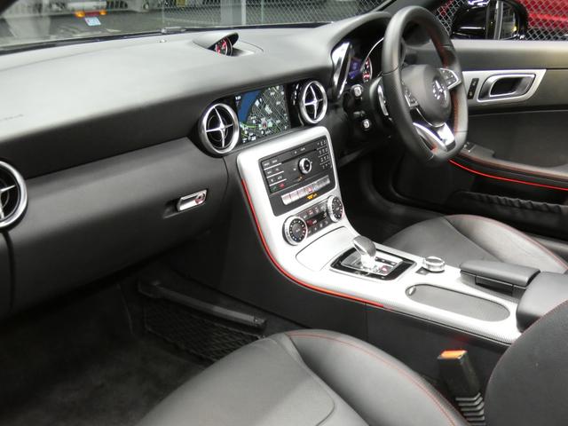 SLC SLC180 スポーツ レーダーPKG 黒本革/ヒーター HDDナビ 地デジ Aカープレイ Bカメラ パドルシフト 純正ドラレコ LEDライト/自動ハイビーム アンビエントライト AMGエアロ/18AW 2年保証付(8枚目)