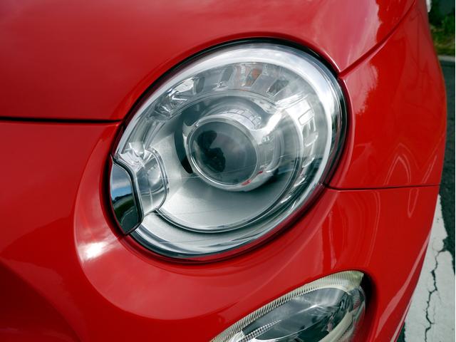 アバルト５９５ ベースグレード　１オーナー車　１４００ｃｃターボ　５速マニュアル　Ｌａｒｇｕｓ製車高調スペックＳ　調整式スタビリンク　車高調レンチ　レコードモンツァマフラー　スペアキー（18枚目）