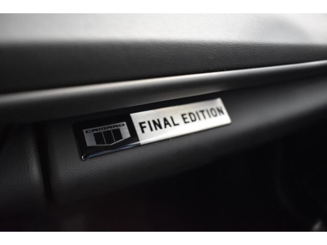 シボレーカマロ ファイナルエディション　国内５０台限定　正規ディーラー車　ワンオーナ－　新車保障継承　ファイナルモデル　ＡｐｐｌｅＣａｒＰｌａｙ／ＡｎｄｒｏｉｄＡｕｔｏ　デジタルインナーミラー　ＢＯＳＥスピーカー　ドラレコ　ＥＴＣ２．０（35枚目）