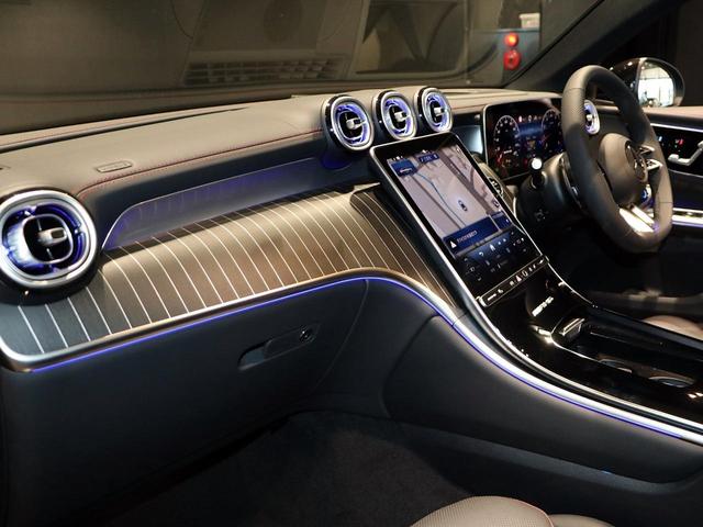 GLC GLC43 4MクーペAMGレザーエクスクルーシブP ナッパレザーシート パノラミックスライディングルーフ リアアクスルステアリング シートベンチレーター Burmester3Dサラウンドサウンドシステム レッドステッチ(23枚目)