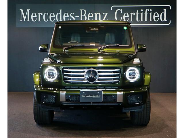 Ｇクラス Ｇ４５０ｄ　ＡＭＧラインパッケージ　ＭＡＮＵＦＡＫＴＵＲプログラムプラス　ロゴパッケージ　ボディ同色スペアタイヤリング　ツートンカラーステアリング　ウッドインテリアトリム（5枚目）
