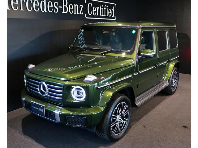 Ｇクラス Ｇ４５０ｄ　ＡＭＧラインパッケージ　ＭＡＮＵＦＡＫＴＵＲプログラムプラス　ロゴパッケージ　ボディ同色スペアタイヤリング　ツートンカラーステアリング　ウッドインテリアトリム（6枚目）