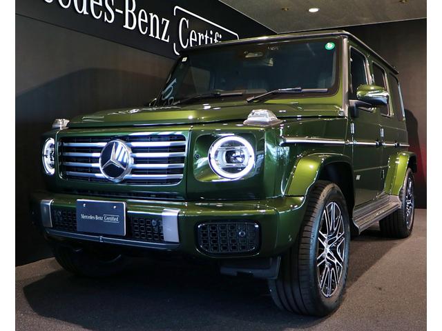 Ｇクラス Ｇ４５０ｄ　ＡＭＧラインパッケージ　ＭＡＮＵＦＡＫＴＵＲプログラムプラス　ロゴパッケージ　ボディ同色スペアタイヤリング　ツートンカラーステアリング　ウッドインテリアトリム（7枚目）