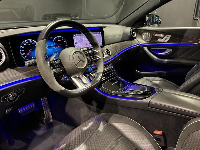 Eクラスステーションワゴン E63 S 4マチック+ ステーションワゴン エクスクルーシブパッケージ パノラミックスライディングルーフ アクティブマルチコントロールシート リラクゼーション機能 シートベンチレーター Burmesterサウンド マットブラック20インチアルミ(12枚目)