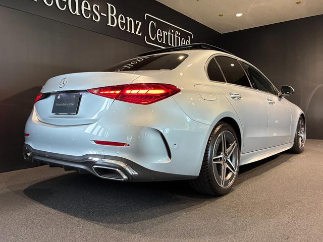 Cクラス C200アバンギャルド AMGライン レザーエクスクルーシブパッケージ ベーシックパッケージ パノラミックスライディングルーフ 18インチアルミホイール MBUX デジタルLEDライト 本革シート(シエナブラウン)(8枚目)