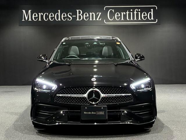 Ｃクラスステーションワゴン Ｃ２００ステーションワゴンアバンギャルドＡＭＧライン　パノラミックスライディングルーフ　ベーシックパッケージ　リアアクスルステアリング　６４色アンビエントライト　メルセデスミーコネクト搭載車（3枚目）