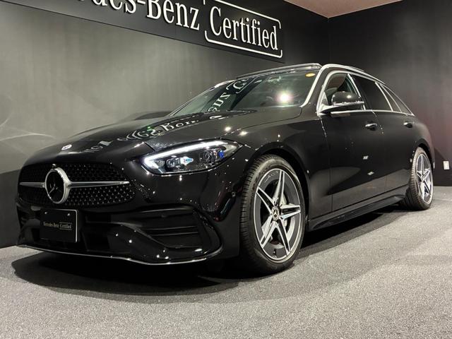 Ｃクラスステーションワゴン Ｃ２００ステーションワゴンアバンギャルドＡＭＧライン　パノラミックスライディングルーフ　ベーシックパッケージ　リアアクスルステアリング　６４色アンビエントライト　メルセデスミーコネクト搭載車（5枚目）
