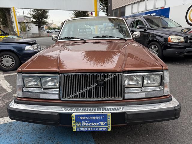 240 左ハンドル DL フルカスタム ブラウンレザー 角目四灯 メッキリング メッキミラー 社外オーディオ バックカメラ ETC パワーウィンドウ シートヒーター 保証付(2枚目)