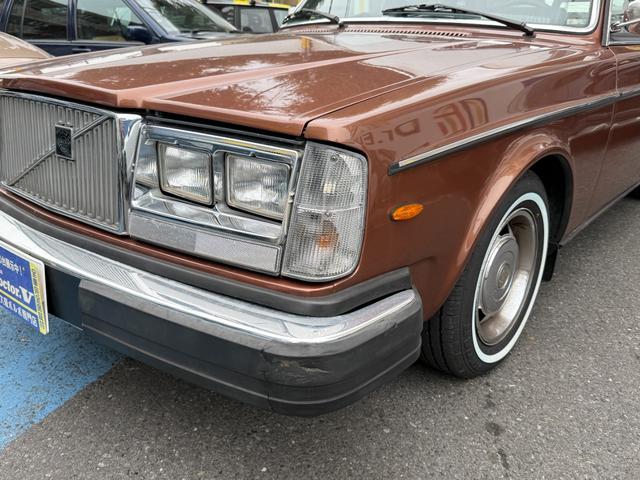 240 左ハンドル DL フルカスタム ブラウンレザー 角目四灯 メッキリング メッキミラー 社外オーディオ バックカメラ ETC パワーウィンドウ シートヒーター 保証付(13枚目)