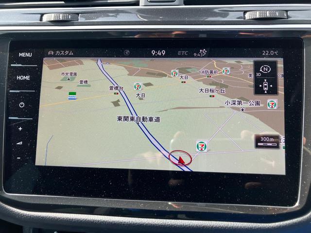 ティグアン TDI 4モーション ハイライン VW認定中古車 ディーゼルエンジン VW純正ナビ バックカメラ サイドカメラ フロントカメラ アラウンドビューモニター USB接続 Bluetooth接続 デジタルメーター 後方死角検知機能(4枚目)