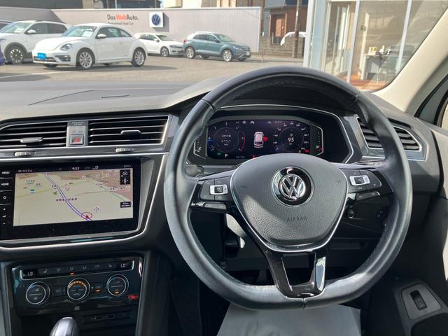 ティグアン TDI 4モーション ハイライン VW認定中古車 ディーゼルエンジン VW純正ナビ バックカメラ サイドカメラ フロントカメラ アラウンドビューモニター USB接続 Bluetooth接続 デジタルメーター 後方死角検知機能(23枚目)