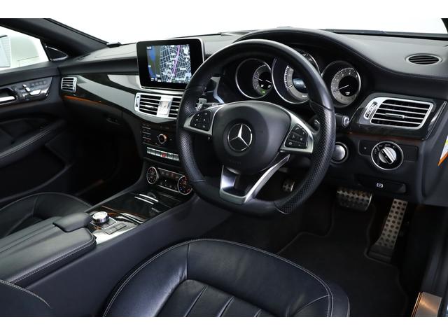 CLS550 AMG Line サンルーフharman/kardonスピーカー ホワイトレザー 360°モニター レーダーセーフティーPKG 純正HDDナビ LEDヘッドライト FRシートヒーター(3枚目)