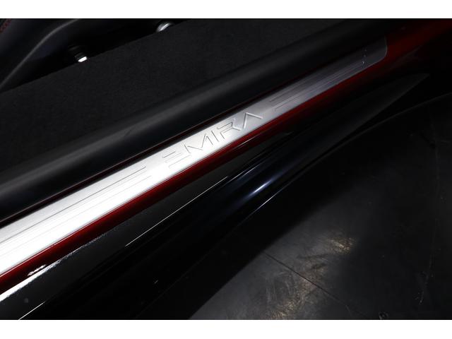 エミーラ Ｖ６　ファーストエディション　６ＡＴ　黒アルカンターラ　２０インチ鍛造アルミ　ドライバーズパック　フルブラックパック　イエローキャリパー　ＬＥＤヘッドライト　レッドステッチ　プレミアムスポーツシート　シートヒーター　ＫＥＦサウンド（42枚目）