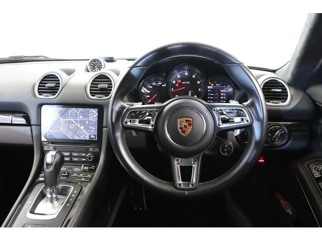 ７１８ケイマン ７１８ケイマンＧＴＳ　ＰＤＫ　有償色　黒革　純正２０インチアルミ　スポーツクロノ　スポーツエキゾースト　ＰＡＳＭ　キセノン　シートヒーター　ステアリングヒーター　パドルシフト　ＰＣＭナビ　バックカメラ　前後パークセンサー（8枚目）