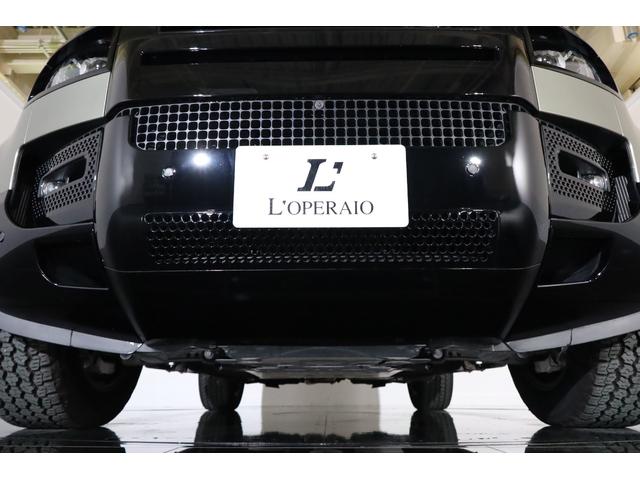 ディフェンダー ９０Ｘ　Ｄ３００　タン／黒ハーフ革　純正２０インチアルミ　エアサス　パノラマルーフ　サイドステップ　ベンチレーター　シートヒーター　ステアリングヒーター　３ゾーンエアコン　空気清浄機　メリディアン　純正ＳＤナビ　ＥＴＣ（45枚目）