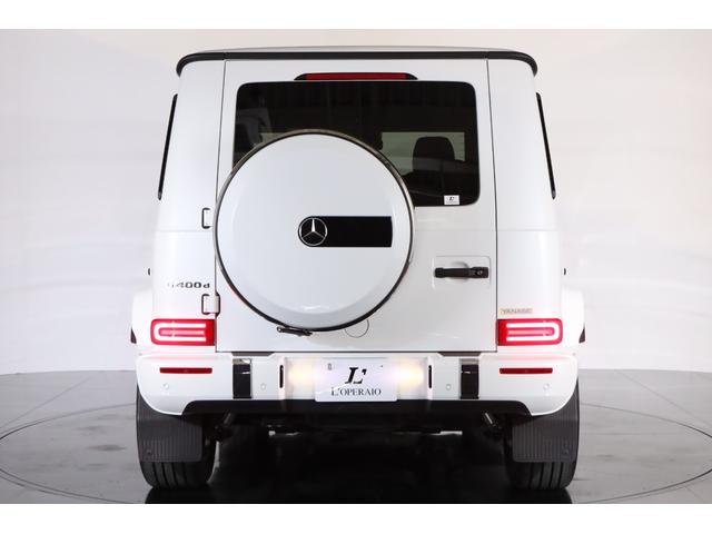 Gクラス G400d AMGライン 有償色 黒革 純正20インチアルミ アダプティブダンピング LEDヘッドライト サンルーフ 前後シートヒーター イオナイザー パドルシフト ブルメスター 純正HDDナビ 地デジ 全周囲カメラ ETC(27枚目)