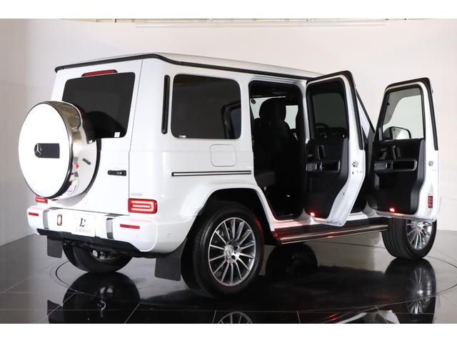 Gクラス G400d AMGライン 有償色 黒革 純正20インチアルミ アダプティブダンピング LEDヘッドライト サンルーフ 前後シートヒーター イオナイザー パドルシフト ブルメスター 純正HDDナビ 地デジ 全周囲カメラ ETC(29枚目)