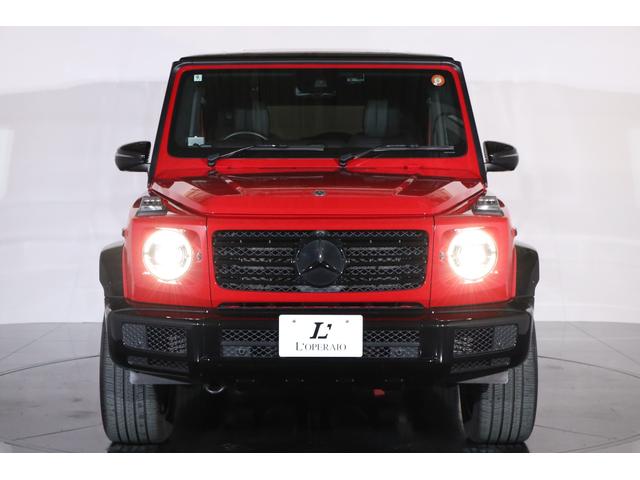 Gクラス G350d マヌファクトゥーアエディション 1オーナー 特別色ジュピターレッド AMGライン ラグジュアリーPKG ブラックアクセント サンルーフ ベンチレーター マッサージ機能(35枚目)