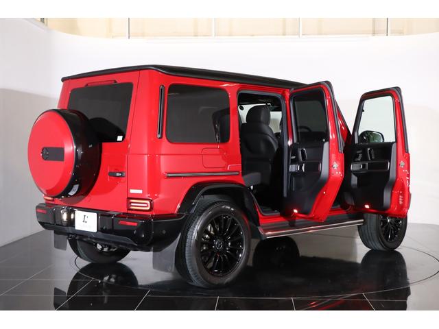 Gクラス G350d マヌファクトゥーアエディション 1オーナー 特別色ジュピターレッド AMGライン ラグジュアリーPKG ブラックアクセント サンルーフ ベンチレーター マッサージ機能(41枚目)