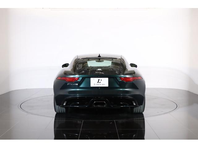 Ｆタイプ Ｒ－ダイナミック　クーペ　２０２１年モデル　固定ガラスルーフ　ブリティッシュレーシンググリーン　ホワイトレザー　メリディアンサウンド　スイッチャブルアクティブエキゾースト　パワーテールゲート（43枚目）