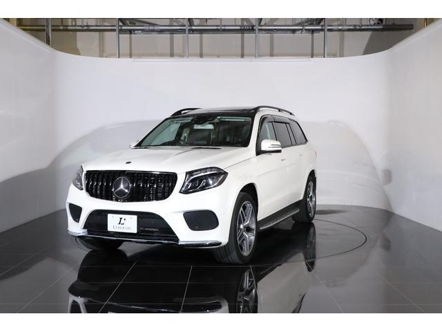 ＧＬＳ ＧＬＳ３５０ｄ　４マチックスポーツ　有償色ダイヤモンドホワイト　社外パナメリカーナグリル（純正グリル有）　ルーフレール／サイドウインドトリム　一　部　マットブラックラッピング　２１インチＡＷ　パノラマルーフ（35枚目）