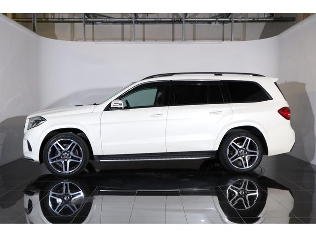 ＧＬＳ ＧＬＳ３５０ｄ　４マチックスポーツ　有償色ダイヤモンドホワイト　社外パナメリカーナグリル（純正グリル有）　ルーフレール／サイドウインドトリム　一　部　マットブラックラッピング　２１インチＡＷ　パノラマルーフ（36枚目）