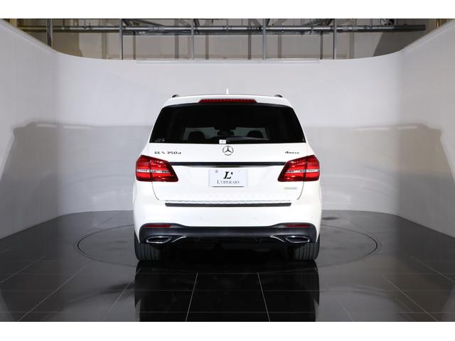 ＧＬＳ ＧＬＳ３５０ｄ　４マチックスポーツ　有償色ダイヤモンドホワイト　社外パナメリカーナグリル（純正グリル有）　ルーフレール／サイドウインドトリム　一　部　マットブラックラッピング　２１インチＡＷ　パノラマルーフ（38枚目）