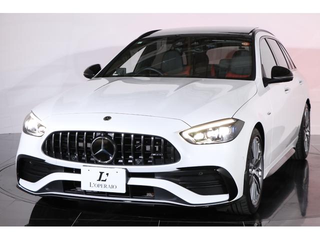 Ｃクラスステーションワゴン Ｃ４３　４マチック　１オナ　パノラミックスライディングルーフ　リアアクスルステア　ＡＭＧ　ＲＩＤＥ　ＣＯＮＴＲＯＬサス　ＡＭＧナイトパッケージ　Ｂｕｒｍｅｓｔｅｒサウンド　ＡＲナビゲーション（28枚目）