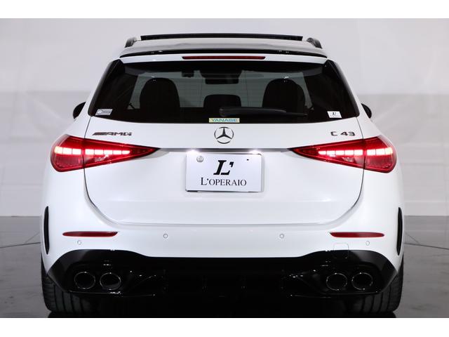 Ｃクラスステーションワゴン Ｃ４３　４マチック　１オナ　パノラミックスライディングルーフ　リアアクスルステア　ＡＭＧ　ＲＩＤＥ　ＣＯＮＴＲＯＬサス　ＡＭＧナイトパッケージ　Ｂｕｒｍｅｓｔｅｒサウンド　ＡＲナビゲーション（35枚目）