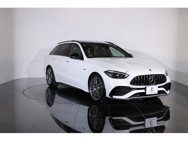 Ｃクラスステーションワゴン Ｃ４３　４マチック　１オナ　パノラミックスライディングルーフ　リアアクスルステア　ＡＭＧ　ＲＩＤＥ　ＣＯＮＴＲＯＬサス　ＡＭＧナイトパッケージ　Ｂｕｒｍｅｓｔｅｒサウンド　ＡＲナビゲーション（44枚目）