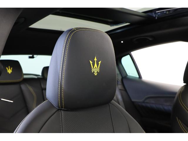 グレカーレ トロフェオ　１オーナー　左Ｈ　純正２１インチアルミ　イエローキャリパー　ＬＥＤヘッドライト　パノラマルーフ　ベンチレーター　前後シートヒーター　パドルシフト　ソナスファベール　純正ＳＤナビ　全周囲カメラ　地デジ（45枚目）