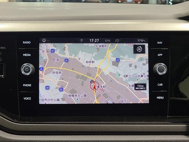 ポロ TSIコンフォートライン 認定中古車 純正ナビゲーション バックカメラ フルセグTV アップコネクト パークアシスト 障害物センサー ブラインドスポットディクション CD/DVDプレイヤー 純正アルミホイール ETC ACC(10枚目)