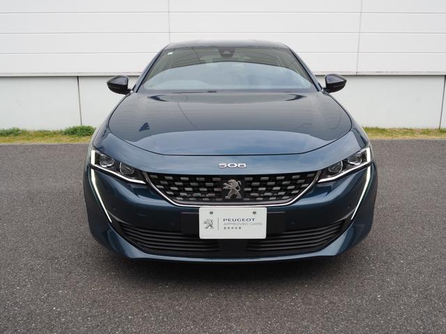 508 GT ブルーHDi プレミアムレザーエディション 特別仕様車 認定中古車保証 ナッパレザーシート 純正ナビ ETC バックカメラ フロントシートヒーター インテリジェントハイビーム ディレクショナルヘッドライト 電動テールゲート レーンキープアシスト(2枚目)