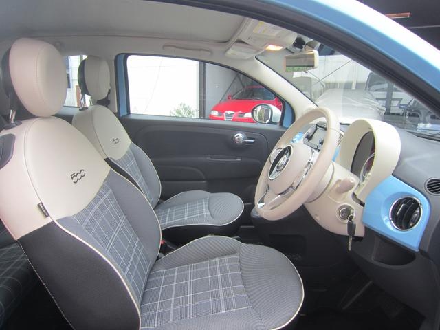 ５００Ｃ チエーロブル　日本限定５０台！　１オーナー　右ハンドル　５ＡＴ　フル装備　電動オープン　ＥＴＣ　純正オーディオ　社外１５インチアルミホイール（純正ホイールあり）　ヒルホールド（5枚目）