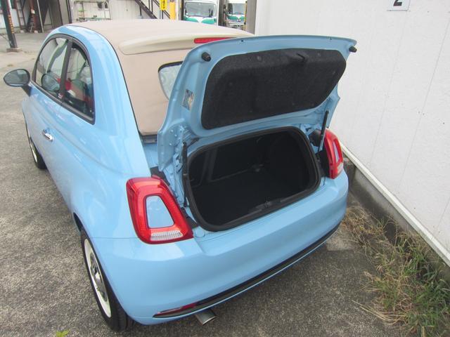 ５００Ｃ チエーロブル　日本限定５０台！　１オーナー　右ハンドル　５ＡＴ　フル装備　電動オープン　ＥＴＣ　純正オーディオ　社外１５インチアルミホイール（純正ホイールあり）　ヒルホールド（15枚目）