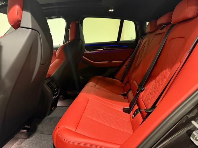 X4 M コンペティション セレクトパッケージ カーボンインテリア サンルーフ ステアリングヒーター 赤レザー ハーマンカードン シートエアコン シートヒーター 360度カメラ アクティブクルーズコントロール LEDヘッドライト(18枚目)