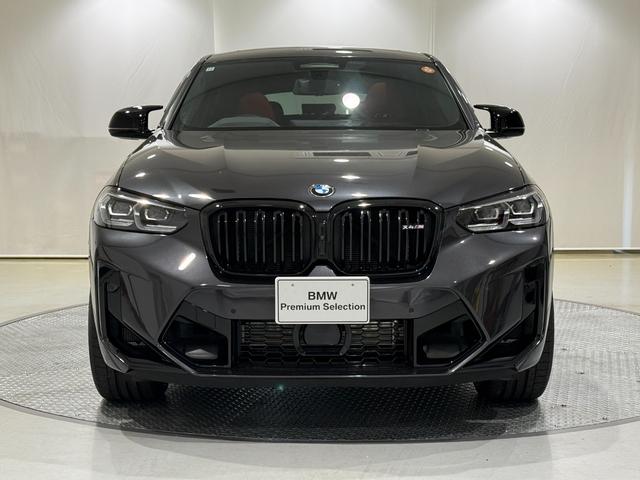 X4 M コンペティション セレクトパッケージ カーボンインテリア サンルーフ ステアリングヒーター 赤レザー ハーマンカードン シートエアコン シートヒーター 360度カメラ アクティブクルーズコントロール LEDヘッドライト(40枚目)