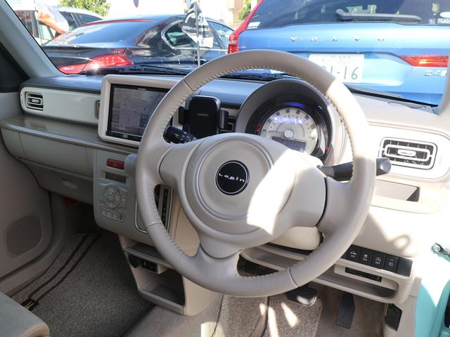 アルトラパン X ワンオーナー/ホワイトルーフ/全車検時記録簿/禁煙車/レーダーブレーキ/8インチナビ/Bカメラ/シートヒーター/スマートキー/オートエアコン/ベージュキャメルコンビシート/弊社新車販売車両/HID/(24枚目)