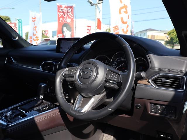 ＣＸ－８ ＸＤ　Ｌパッケージ　／弊社管理車両／３６０度カメラ／ＢＯＳＥサラウンド／フルセグ／６人乗り／ブラックレザー／ステアリングヒーター／ＨＵＤ／禁煙車／純正ナビ／電動リアゲート／レーダークルーズ／ＤＶＤ（22枚目）