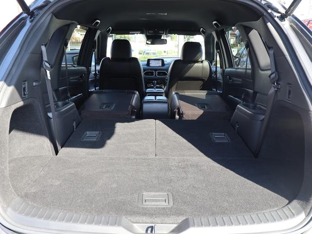 ＣＸ－８ ＸＤ　Ｌパッケージ　／弊社管理車両／３６０度カメラ／ＢＯＳＥサラウンド／フルセグ／６人乗り／ブラックレザー／ステアリングヒーター／ＨＵＤ／禁煙車／純正ナビ／電動リアゲート／レーダークルーズ／ＤＶＤ（60枚目）