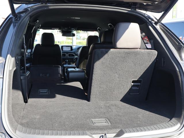 ＣＸ－８ ＸＤ　Ｌパッケージ　／弊社管理車両／３６０度カメラ／ＢＯＳＥサラウンド／フルセグ／６人乗り／ブラックレザー／ステアリングヒーター／ＨＵＤ／禁煙車／純正ナビ／電動リアゲート／レーダークルーズ／ＤＶＤ（62枚目）