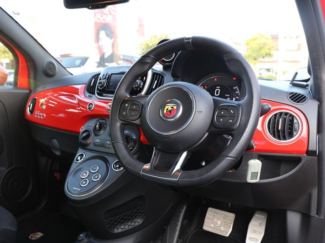 アバルト595 ベースグレード ユーザー買取車/ロッソアバルト/前後ドラレコ/純正オーディオ/純正AW/禁煙車/リヤソナー/ETC/ロッソアバルト/Bluetooth/スポーツモード/MTモード付(20枚目)