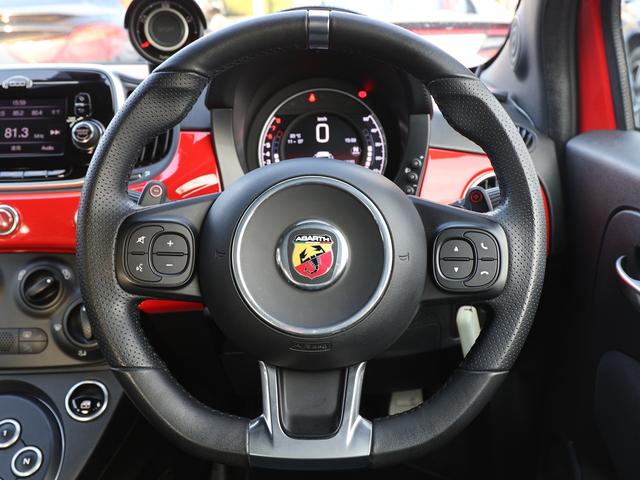 アバルト595 ベースグレード ユーザー買取車/ロッソアバルト/前後ドラレコ/純正オーディオ/純正AW/禁煙車/リヤソナー/ETC/ロッソアバルト/Bluetooth/スポーツモード/MTモード付(21枚目)