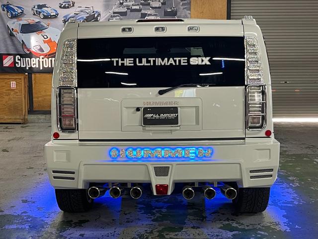 ハマーＨ２ 　６ｘ６　ＴＨＥ　ＵＬＴＩＭＡＴＥ　ＳＩＸ　ハイパーフォージド２４ＡＷ　４人乗り特装インテリア　１ナンバー登録（10枚目）