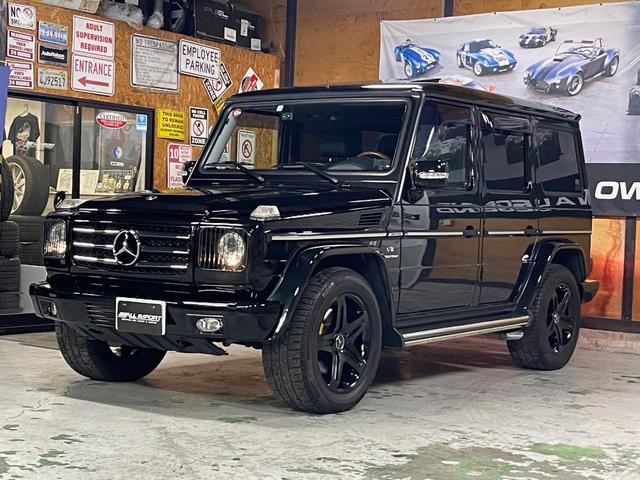 Ｇ５５　ＡＭＧロング　後期５０７ＰＳ　黒レザー　パナソニック１０インチフローナビ　地デジ　Ｖ８コンプレッサー　正規ディーラー車(3枚目)