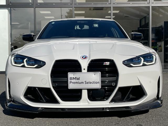Ｍ３ Ｍ３セダン　コンペティション　【正規認定中古車】【全国正規ディーラー保証付／２年・走行距離無制限】黒革電動シート　トップビューカメラ　純正前後ドラレコ　レーザーライト　カーボンスポイラー　ＡＣＣ　ハーマンカードン　カーボントリム（9枚目）