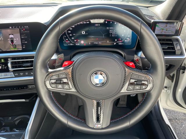 Ｍ３ Ｍ３セダン　コンペティション　【正規認定中古車】【全国正規ディーラー保証付／２年・走行距離無制限】黒革電動シート　トップビューカメラ　純正前後ドラレコ　レーザーライト　カーボンスポイラー　ＡＣＣ　ハーマンカードン　カーボントリム（16枚目）