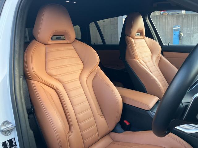 ３シリーズ Ｍ３４０ｉ　ｘＤｒｉｖｅツーリング　【正規認定中古車】【全国正規ディーラー保証付／２年・走行距離無制限】１９ＡＷ　茶革スポーツシート　シートヒーター　ハーマンカードン　トップビュー　全方囲ＰＤＣ　純正前方ドラレコ　ＡＣＣ　パドルシフト（4枚目）